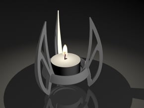 Candle 07 in White Natural Versatile Plastic