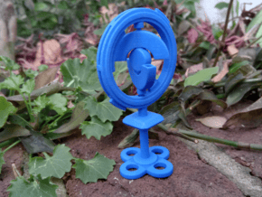 Pokestop in Blue Processed Versatile Plastic