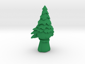 Snowman tree in Green Processed Versatile Plastic