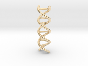DNA Pendant in 14K Yellow Gold