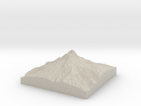 Model of Coalman Glacier in Natural Sandstone