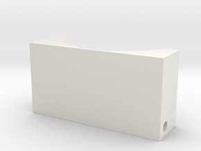 Ball Holder in White Natural Versatile Plastic: Small