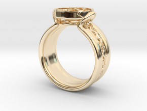 Fireman Ring (Female) in 14K Yellow Gold: Medium