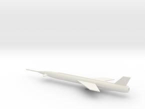 1/200 Scale SSM-N-9 Regulus II Missile in White Natural Versatile Plastic