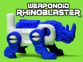 RhinoBlaster Transforming Weaponoid Kit (5mm) in White Natural Versatile Plastic