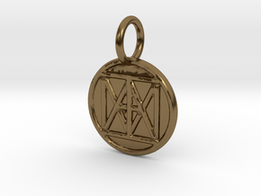United "I AM" Creator Keychain in Polished Bronze