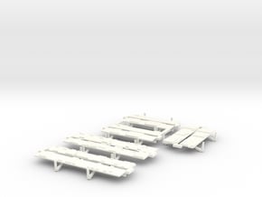 YT1300 DEAGO LANDING BAY DOORS in White Processed Versatile Plastic