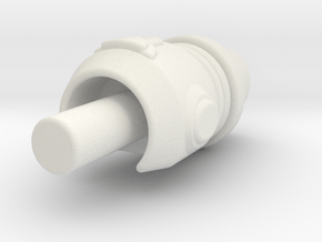 Arm Cannon in White Natural Versatile Plastic