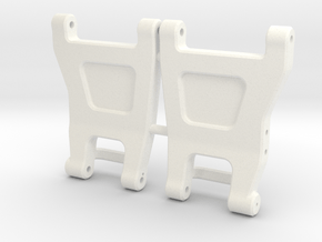 RC10 B6 Rear Hub Arms in White Processed Versatile Plastic