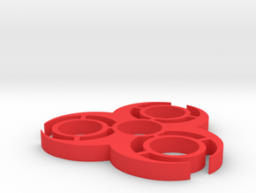 Bio hazard spinner in Red Processed Versatile Plastic