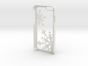 Snowflake iPhone 6/6s Case in White Natural Versatile Plastic