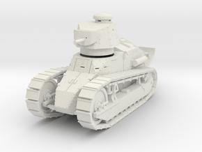 PV11A M1917 Six Ton Tank (Browning MG) (28mm) in White Natural Versatile Plastic