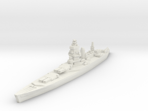 Dunkerque class battlecruiser 1/2400 in White Natural Versatile Plastic