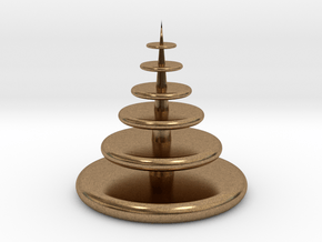 Christmas Tree in Natural Brass