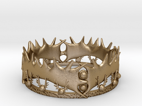 Game of Thrones Crown in Polished Gold Steel