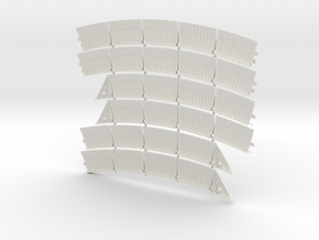 DeAgo Falcon Exhaust Plates For The Ion drive  in White Natural Versatile Plastic