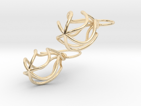 Soft Whirl Pair in 14K Yellow Gold