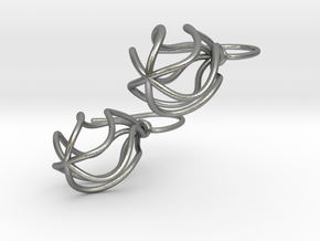 Soft Whirl Pair in Natural Silver (Interlocking Parts)