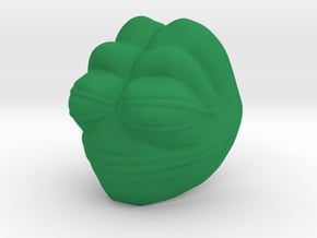 Pepmem, mask of terrible decisions in Green Processed Versatile Plastic