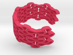 Brace Bracelet in Pink Processed Versatile Plastic