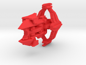 Colour Slipstreamer Destroyer in Red Processed Versatile Plastic