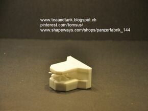 1/144 German Bunker for Atlantic Wall R600 in White Natural Versatile Plastic