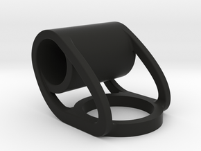 Bike Headset/Stem Computer Mount in Black Natural Versatile Plastic