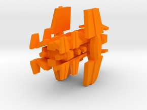 Colour Free Republic Destroyer in Orange Processed Versatile Plastic