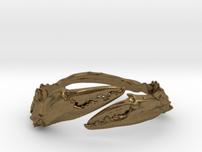 Crab Ring in Natural Bronze