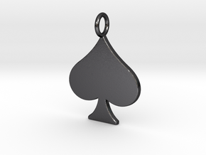 QoS Pendant  in Polished and Bronzed Black Steel
