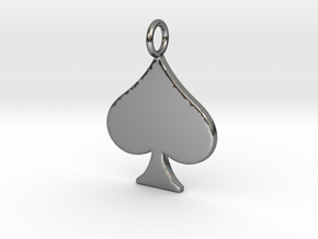 QoS Pendant  in Polished Silver