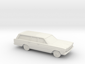 1/87 1966 Ford Country Squire in White Natural Versatile Plastic