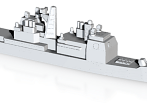 Ticonderoga-class Cruiser (w/ VLS), 1/2400 in Tan Fine Detail Plastic