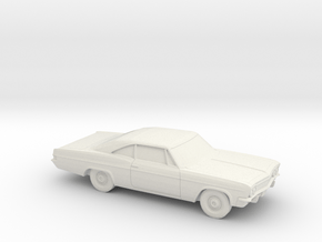 1/87 1965 Chevrolet Impala Coupe in White Natural Versatile Plastic