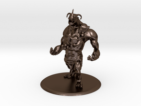 Brute Creature in Polished Bronze Steel