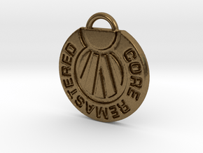 Core Remastered Pendent in Natural Bronze