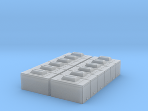 1:87 Trout transportboxes - Fischtransportboxen in Smooth Fine Detail Plastic