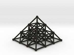 Pyramid Matrix - 3x3 Grid in Black Natural Versatile Plastic
