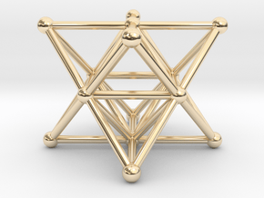 Merkaba - Star tetrahedron in 14K Yellow Gold