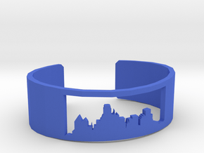 Dallas Skyline Bracelet in Blue Processed Versatile Plastic