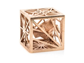 Origami Cubed Bases in Natural Bronze