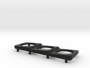 Calibra 52mm gauge mount dash board in Black Natural Versatile Plastic