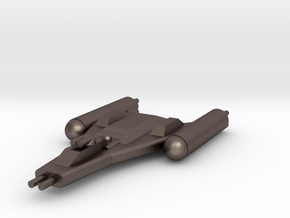 Clone Wars Y-Wing in Polished Bronzed Silver Steel