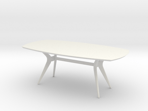 Printle Table 01- 1/24 in White Natural Versatile Plastic