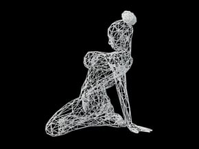 Digital-Wireframe sexy woman in LINE GIRL-002-25CM