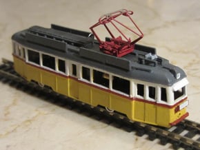 UV Tram From Budapest in 1:160 in Tan Fine Detail Plastic