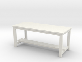 Printle Table basse 01- 1/24 in White Natural Versatile Plastic