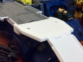 Titans Return Fort Max Runway Ramp Connector in White Natural Versatile Plastic