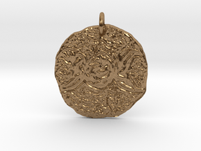 Rugged Triple Moon by Gabrielle in Natural Brass
