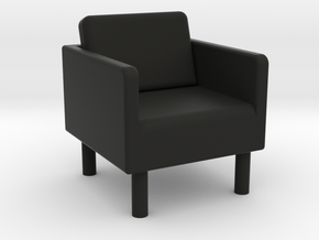 EKERÖ Chair - HO 87:1 Scale in Black Natural Versatile Plastic